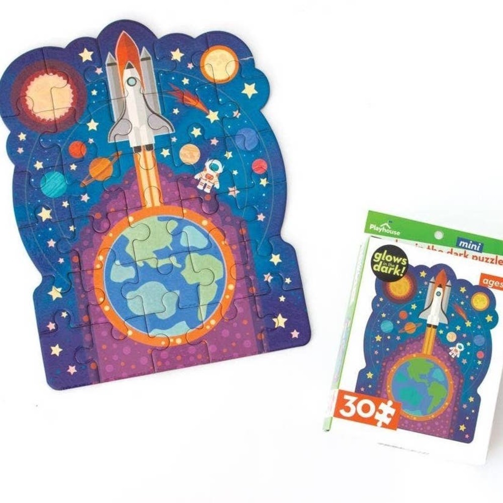Space - Blast Off Glow In the Dark Mini Puzzle